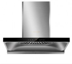 Automatic cleaning large suction range hood