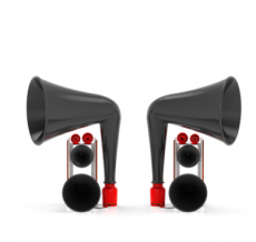 Dragon excitation compression drive head carbon fiber horn