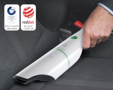 Car mounted hand held vacuum cleaner